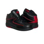 Кроссовки Air Jordan 2 Retro BT 'Black Varsity Red' 1