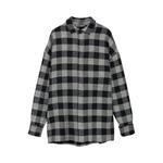 Овершерты Palm Angels Curved Logo Overshirt 'Офф-вайт/Светло-серый' 1