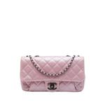 Стеганая сумка через плечо Coco Pleats Chain Flap среднего размера (2016-2017 годы) 1