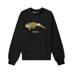 Свитера Palm Angels Croco Crewneck 'Черный/Зеленый' 1