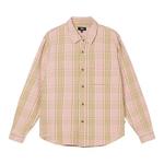 Фланелевые рубашки Stussy Laguna Plaid Shirt 'Pink' 1