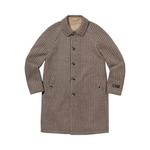 Пальто Supreme Reversible Houndstooth Overcoat 'Тан' 1