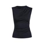 draped sleeveless top 1
