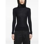ribbed high-neck long-sleeve top 1