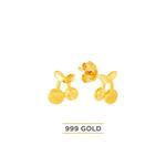 Серьги HABIB 999/24K желтое золото WWGE560524 1