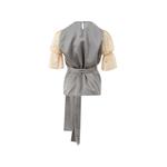 ruffled silk-linen blouse 2