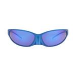 Солнцезащитные очки Balenciaga с алюминиевой оправой Shield-Frame 'Blue' 1