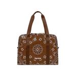 Сумки-дафлы Supreme Bandana Tarp Small Duffle Bag 'Коричневый' 1