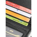 Женский кошелек 2 в 1 с монетным отделением - черный 8