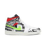 Кроссовки Air Jordan 1 Mid 'Over-Print Logos' 1