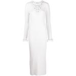 open-knit panel midi dress 1