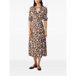 floral-print wrap midi dress 2