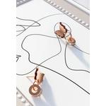 Серьги-кольца «Butterfly Interlock» из розового золота с наслоением 2
