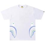Футболки BAPE Glow In The Dark Side Shark Tee «Белый» 1