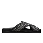 Сандалии Dior Aqua Sandal «Dior Oblique — Бежевый черный» 2