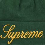 Вязаные шапки Supreme New Era Script Beanie 'Green' 3