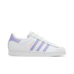 Кроссовки Adidas Superstar 'White Light Purple' 1