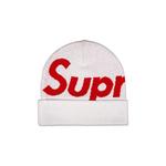 Шапка-бини Supreme Big Logo Beanie 'Белый' 1