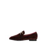 horsebit-detail velvet loafers 5