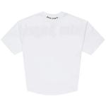 Футболки Palm Angels Doubled Logo Over Tee 'White/Fuchsia' 1