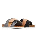 Слайды Birkenstock Concepts x Kyoto «Black Grey Felt» 8