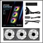 LIAN LI UNI FAN SL-INF FLEX 120mm 3 in 1 набор вентиляторов - Black черный 3
