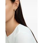 Серьги Audrey Double из желтого золота с бриллиантами 2