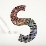Худи Supreme x Swarovski S Logo Hooded Sweatshirt 'White' 2