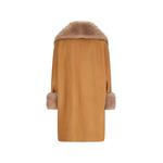 faux fur-trim coat 2