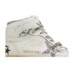 Кроссовки Golden Goose Wmns Sky Star 'White Silver Glitter' 2