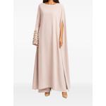 embellished cape-sleeve jumpsuit 2