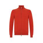 zip-up high-neck cardigan 1