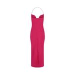 Платья Givenchy Wool Dress with Plunging Neckline «Fuchsia» 2