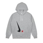 Худи Nike x Comme des Garçons PLAY Hoodie 'Grey' 1