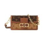 Сумки через плечо Louis Vuitton Dauphine East West 'Brown Monogram Reverse Canvas' 1