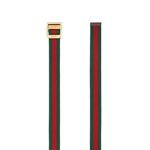 Ремни Gucci Ремень Striped Webbing 'Красный/Зеленый' 2