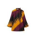 Drago print silk dress 1