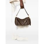 Eclipse stud-embellished whipstitch shoulder bag 2
