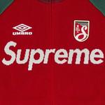 Свитера Supreme x Umbro Zip Up Sweater 'Red' 3