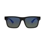 Очки Gucci Square Sunglasses 'Black/Grey/Blue' 1