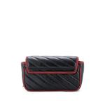 Стеганая сумка через плечо GG Marmont Flap Bag Diagonal 2