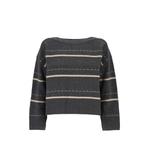 striped boat-neck sweater 1