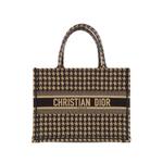 Сумка-тоут Medium Embroidered Canvas Houndstooth Book (2020 год) 1