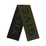 Шарф Givenchy Jacquard Logo Scarf 'Хаки мульти' 2