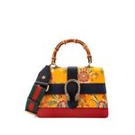 Сумка-сэтчел Dionysus Bamboo Top Handle Bag Floral Jacquard with Leather среднего размера 1