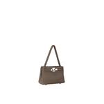 SAOIRSE Soft Structural Belt Tote Mini - Слоновая кость 3