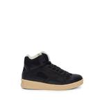 high-top panelled sneakers 1