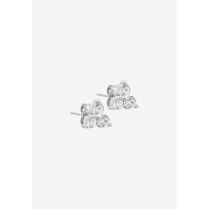 Серебряные серьги-гвоздики Lumi Triple Dot