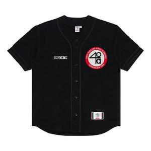 Джерси Supreme x 40 Acres Twill Baseball Jersey 'Черный'