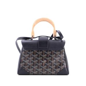 Сумка на плечо Saigon Top Handle Bag Coated Canvas with Leather Mini